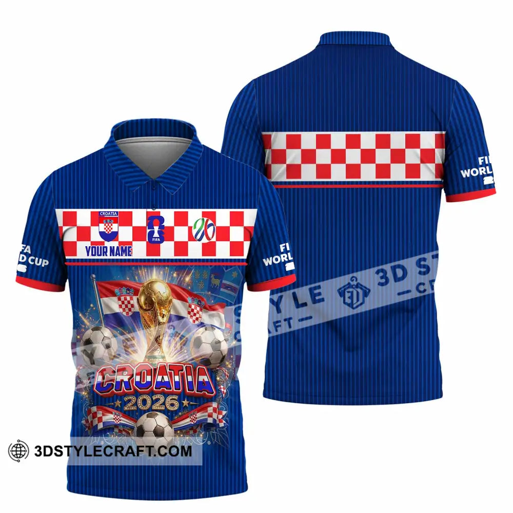 Unisex Shirt - Custom Croatia World Cup 2026 Shirt - Polo Shirt / S - T-shirt