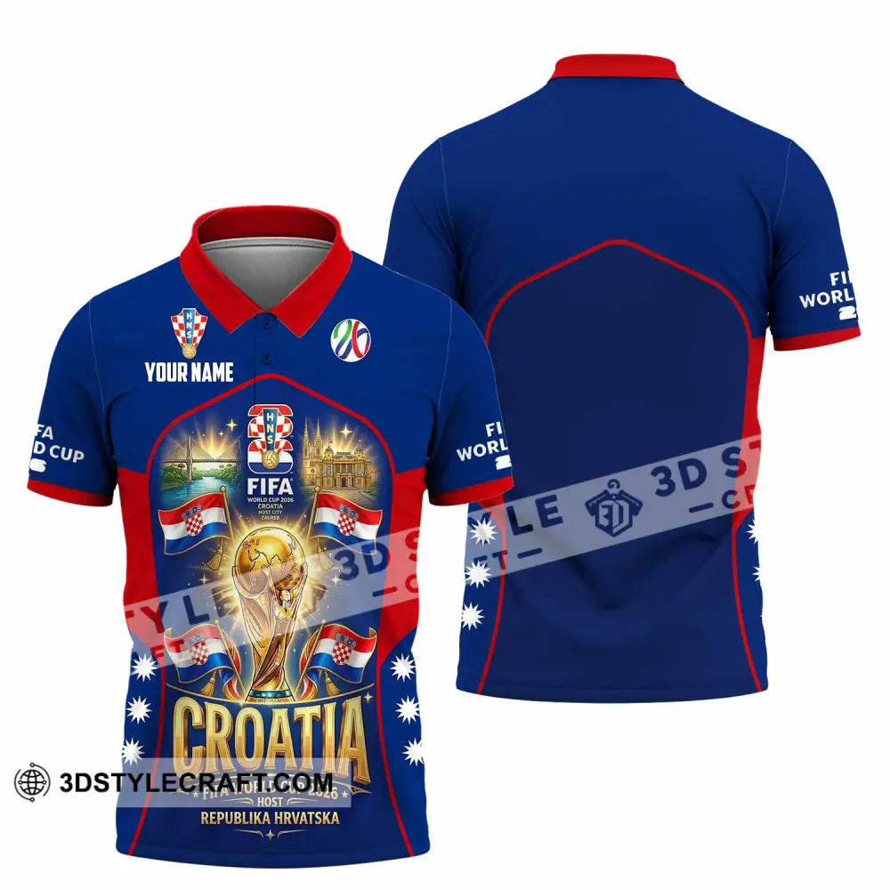 Unisex Shirt - Custom Croatia World Cup 2026 Shirt - Polo Shirt / S - T-shirt