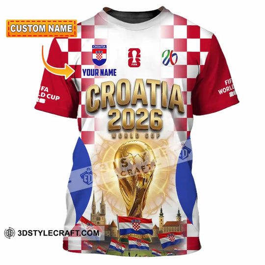 Unisex Shirt - Custom Croatia Shirt style option 1