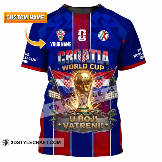 Unisex Shirt - Custom Croatia Shirt style option 1