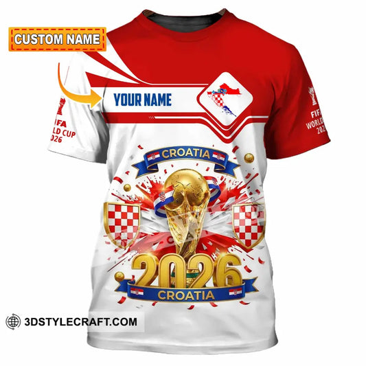 Unisex Shirt - Custom Croatia World Cup 2026 Shirt - T-shirt