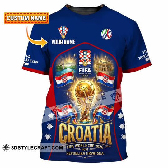 Unisex Shirt - Custom Croatia Shirt style option 1