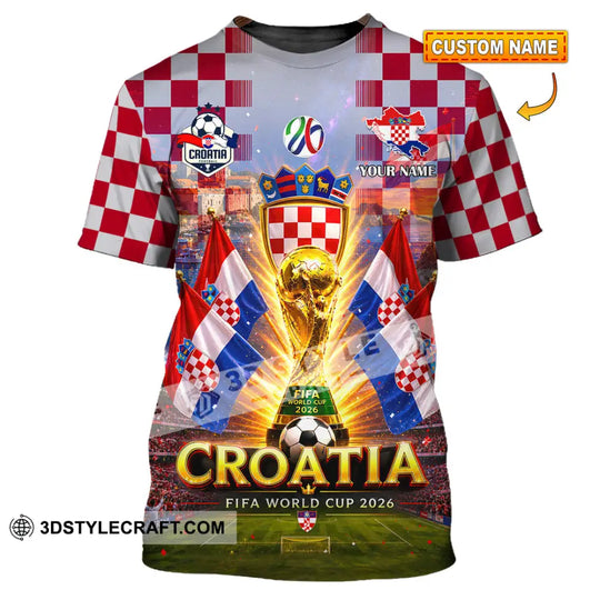 Unisex Shirt - Custom Croatia Shirt style option 1