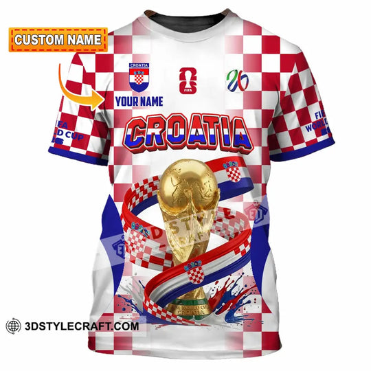 Unisex Shirt - Custom Croatia Shirt style option 1