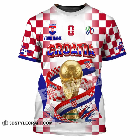 Unisex Shirt - Custom Croatia Shirt style option 2