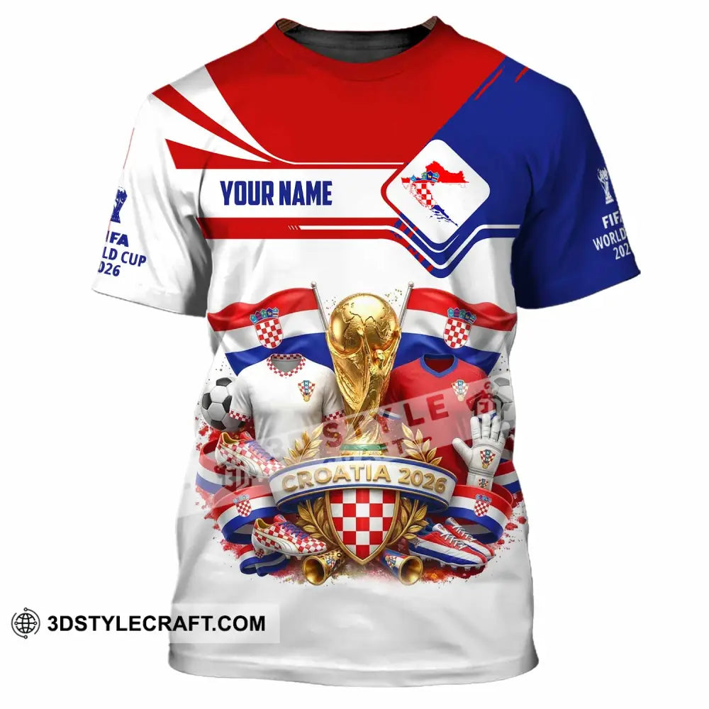 Unisex Shirt - Custom Croatia World Cup 2026 Shirt - T-Shirt / S - T-shirt