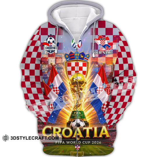 Unisex Shirt - Custom Croatia Shirt style option 3