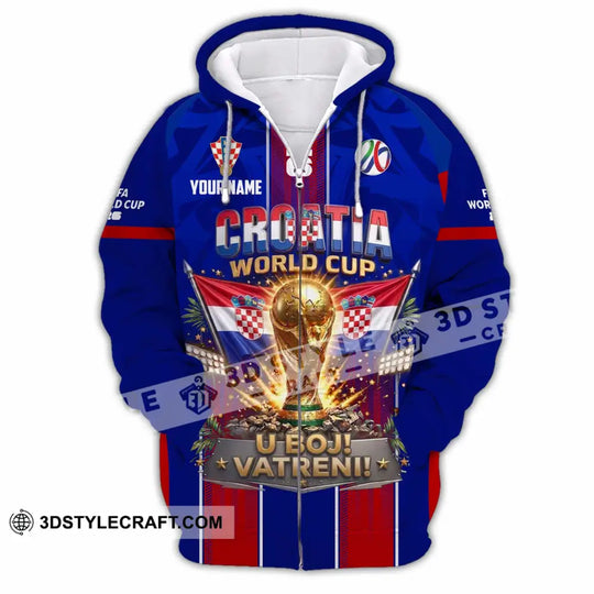 Unisex Shirt - Custom Croatia Shirt style option 3