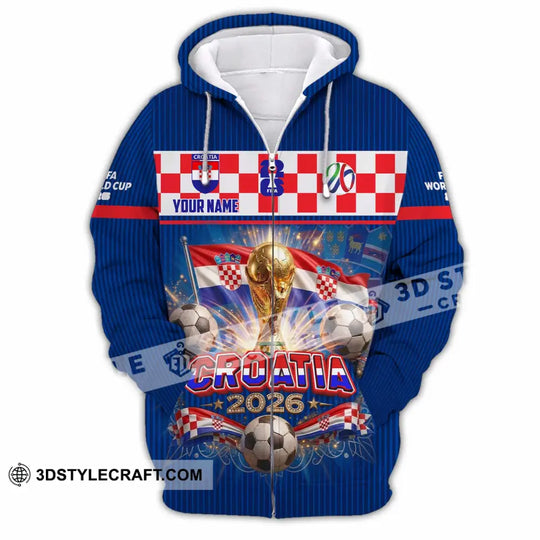 Unisex Shirt - Custom Croatia Shirt style option 2