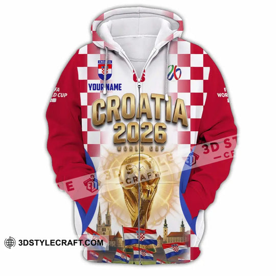 Unisex Shirt - Custom Croatia Shirt style option 4