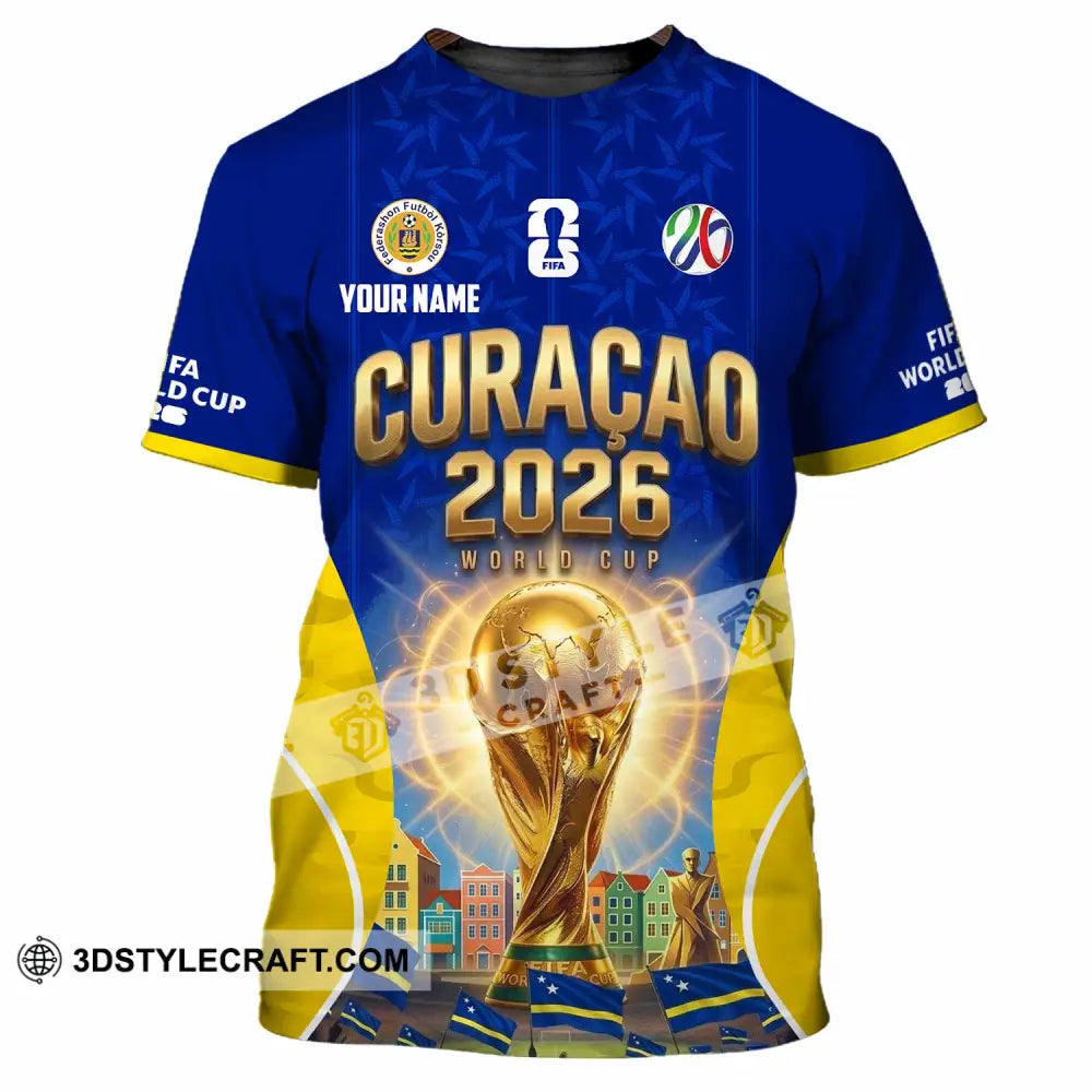 Unisex Shirt - Custom Curacao World Cup 2026 Shirt - T-Shirt / S - T-shirt