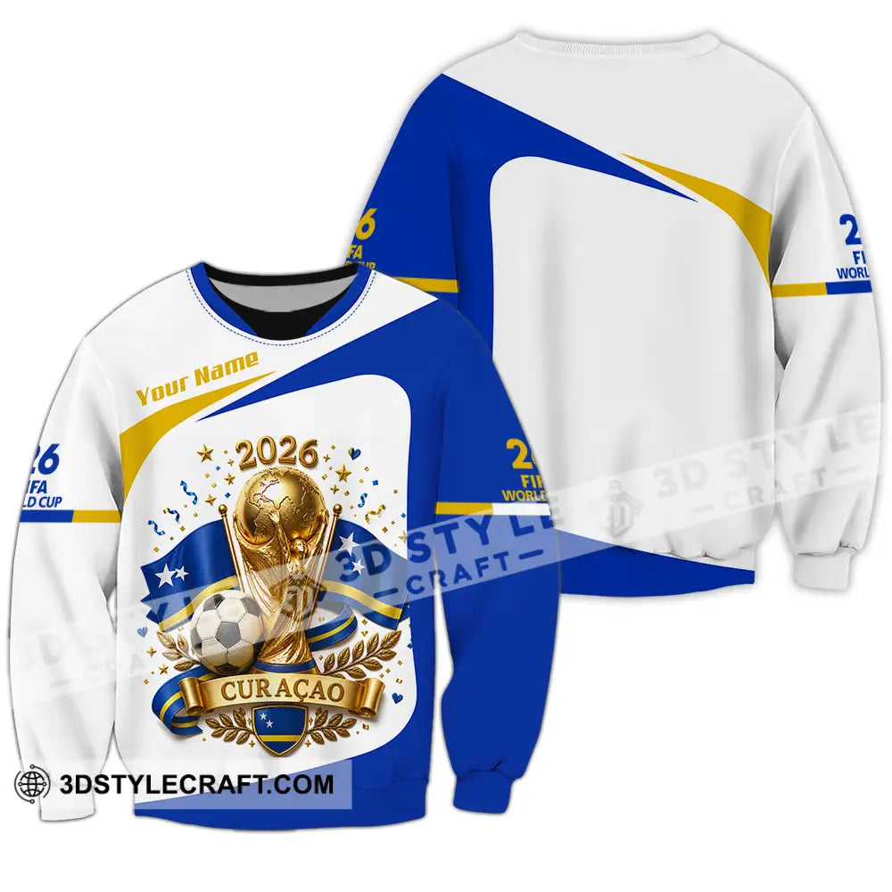 Unisex Shirt - Custom Curacao World Cup 2026 Shirt - Long Sleeve / S - T-shirt