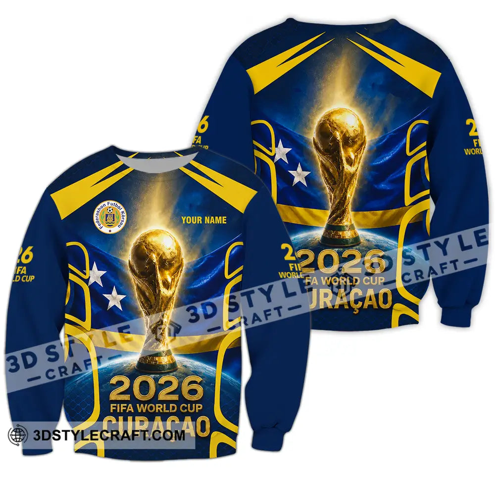 Unisex Shirt - Custom Curacao World Cup 2026 Shirt - Long Sleeve / S - T-shirt
