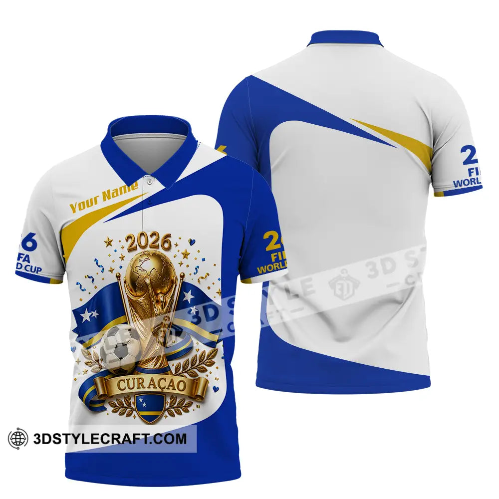 Unisex Shirt - Custom Curacao World Cup 2026 Shirt - Polo Shirt / S - T-shirt