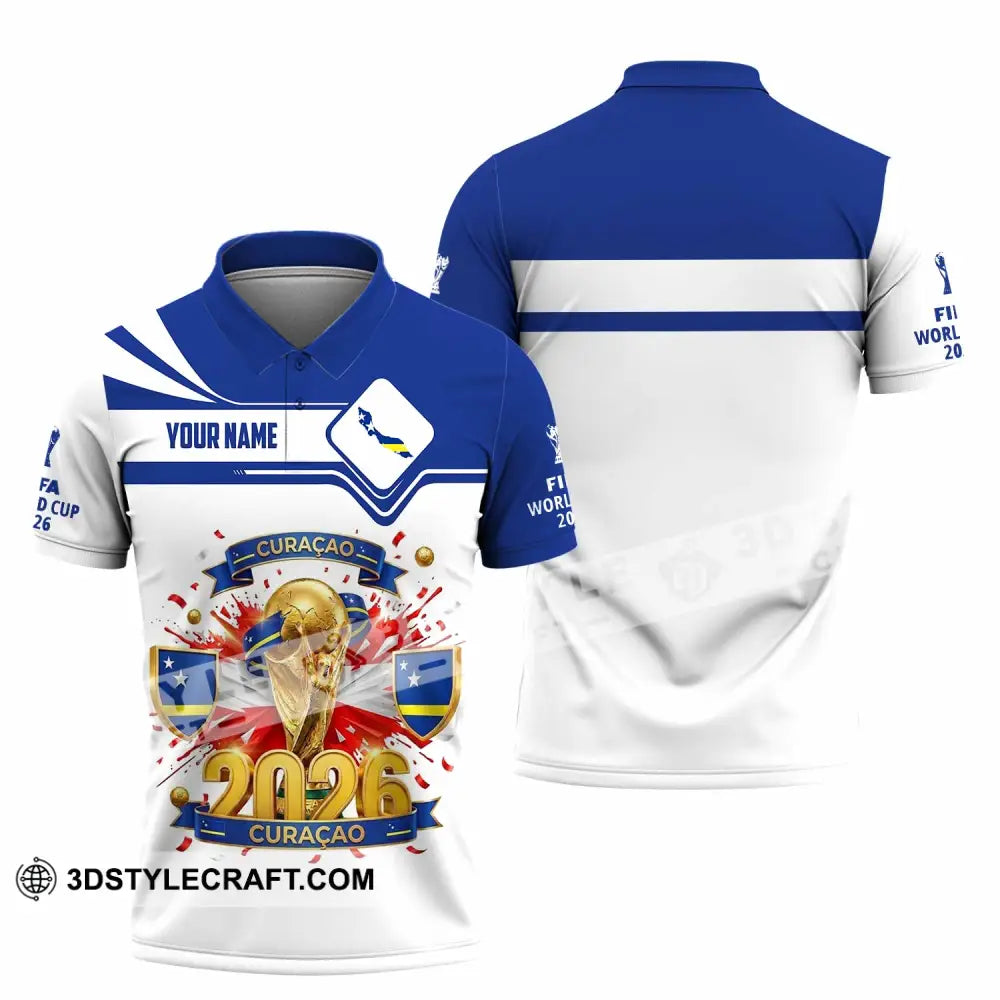 Unisex Shirt - Custom Curacao World Cup 2026 Shirt - Polo Shirt / S - T-shirt