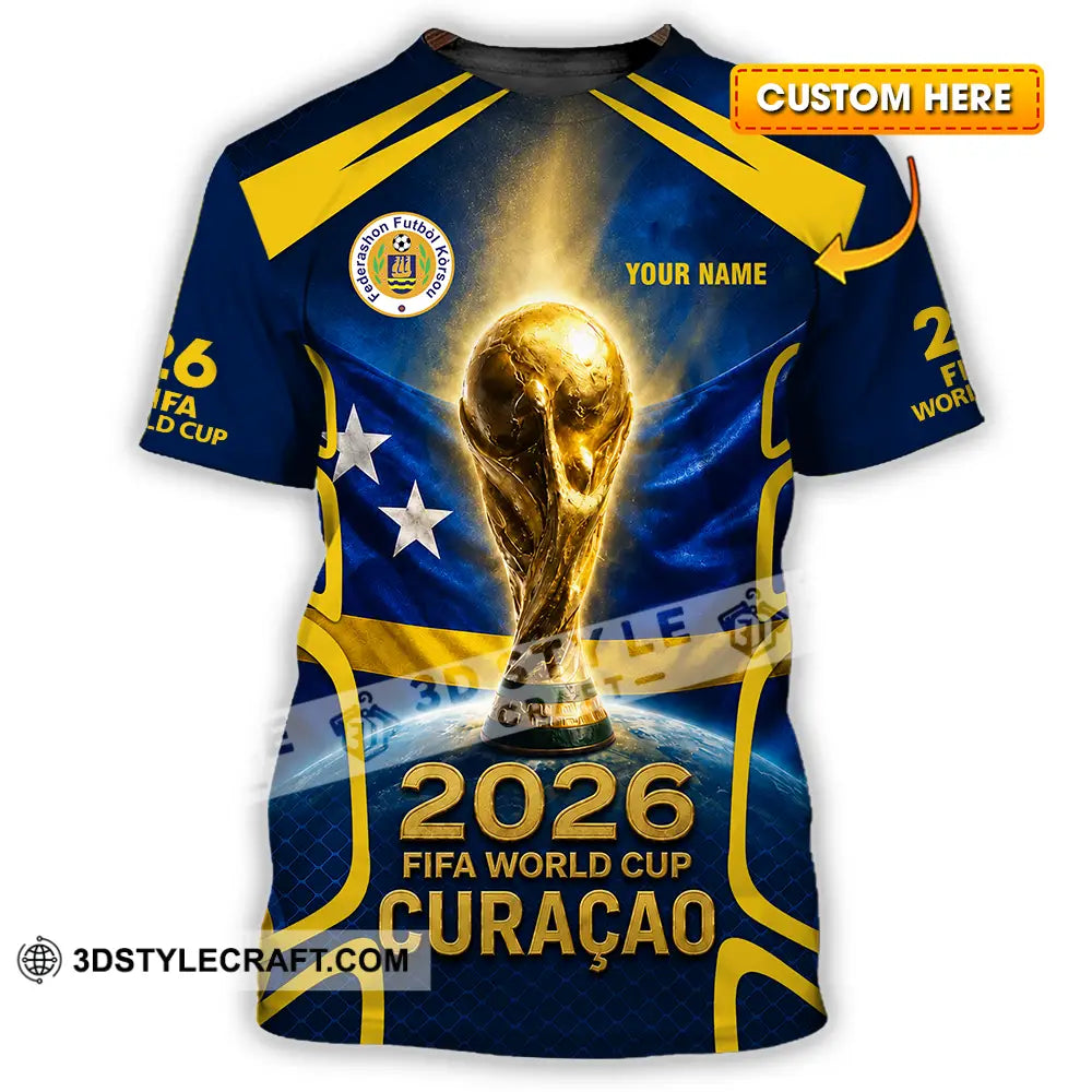 Unisex Shirt - Custom Curacao World Cup 2026 Shirt - T-shirt