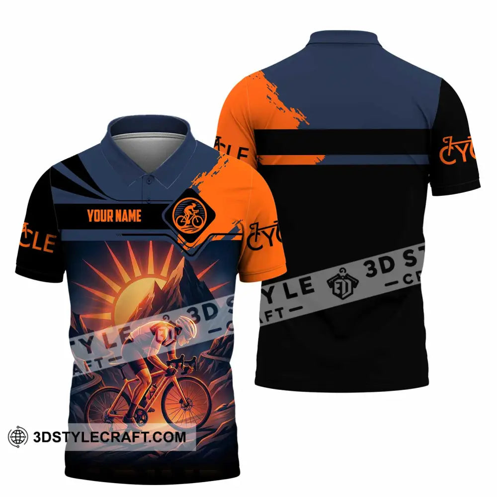 Unisex Shirt - Custom Cycle 3D Shirt Polo Shirt / S T-shirt