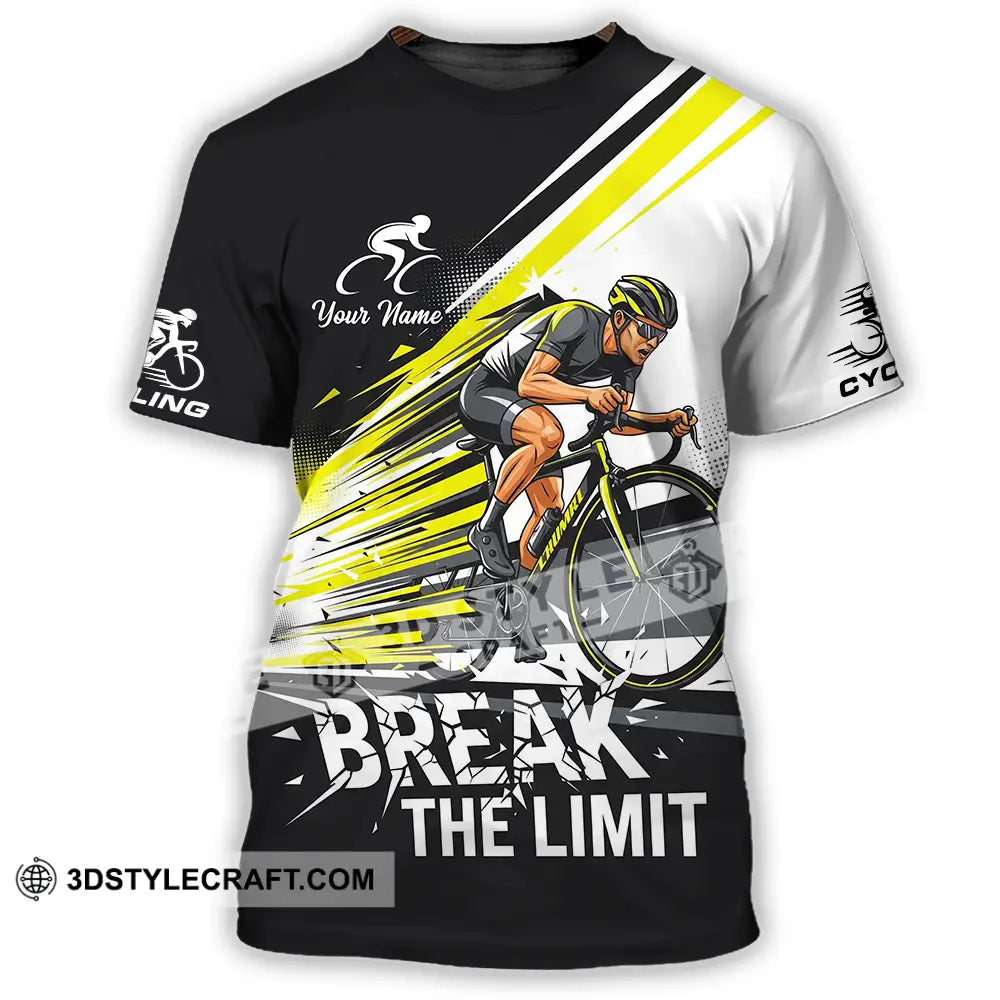 Unisex Shirt - Custom Cycling Break The Limit 3D Shirt - T-Shirt / S - T-shirt