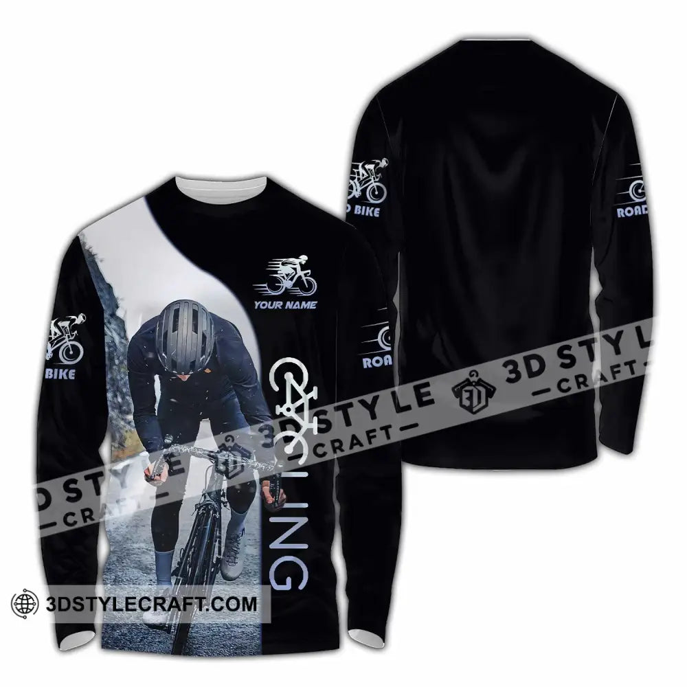Unisex Shirt - Custom Cycling Player Shirt Long Sleeve Shirt / S T-shirt