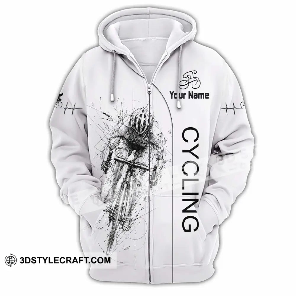 Unisex Shirt - Custom Cycling Shirt - Zipper Hoodie / S - T-shirt