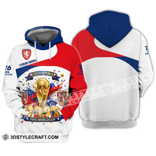 Unisex Shirt - Custom Czech Republic 3D Shirt style option 3