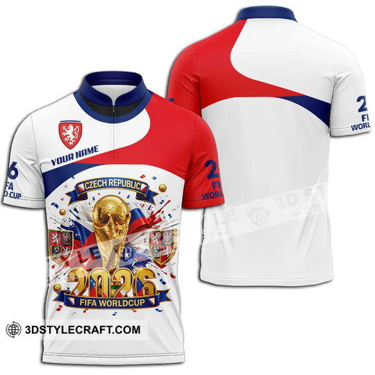 Unisex Shirt - Custom Czech Republic 3D Shirt style option 2