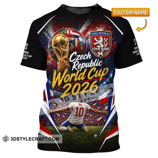 Unisex Shirt - Custom Czech Republic World Cup 2026 Shirt - T-shirt