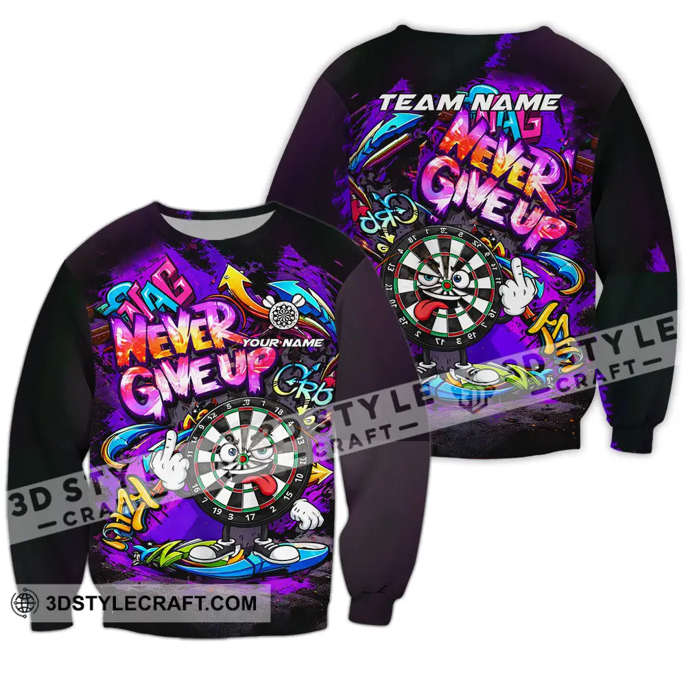 Unisex Shirt - Custom Darts 3D Shirt Long Sleeve / S T-shirt