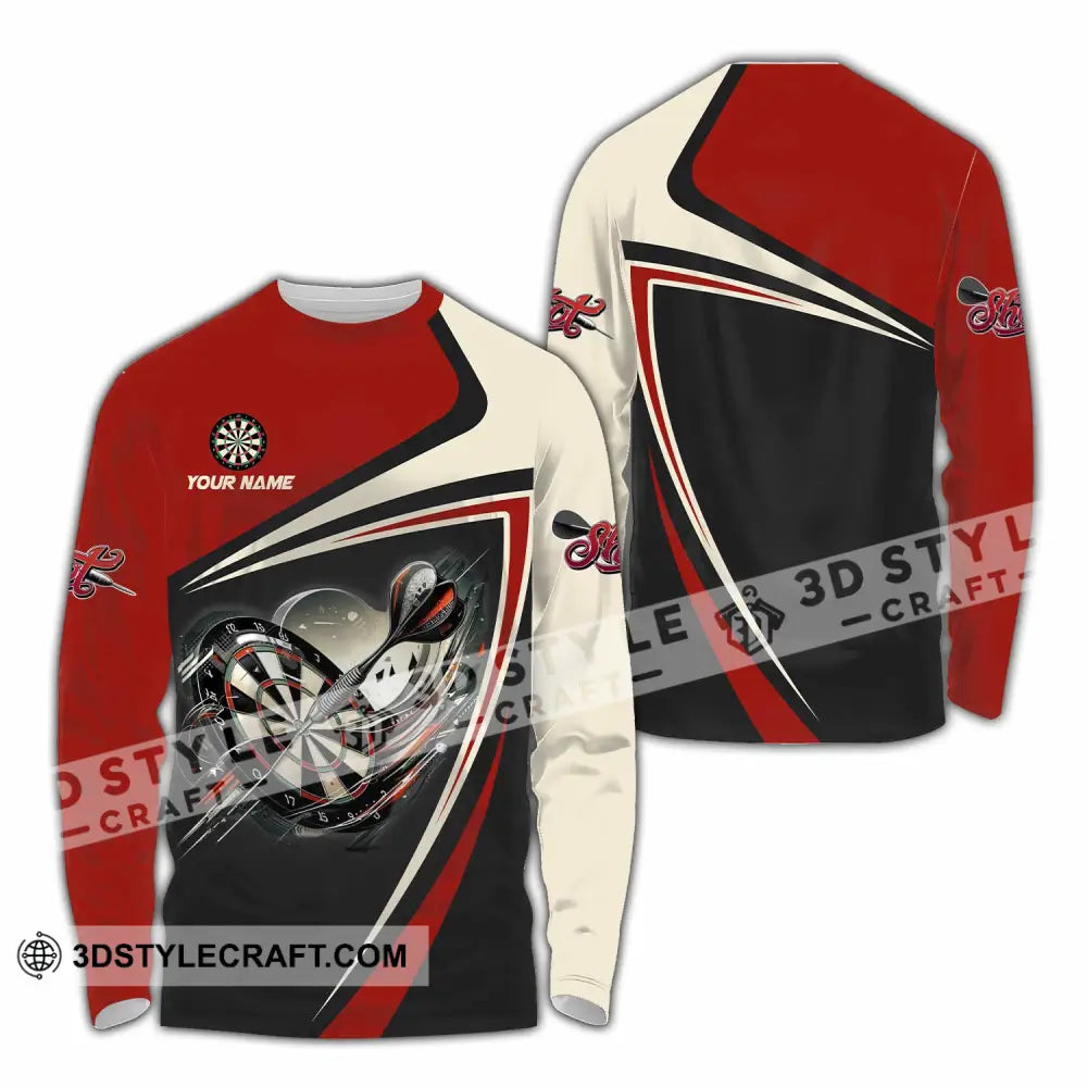 Unisex Shirt - Custom Darts 3D Shirt Long Sleeve Shirt / S T-shirt