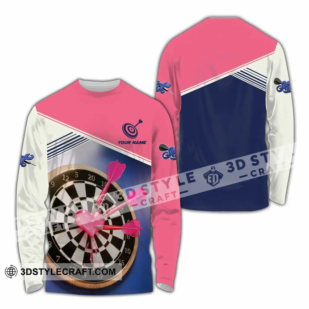 Unisex Shirt - Custom Darts 3D Shirt Long Sleeve Shirt / S T-shirt