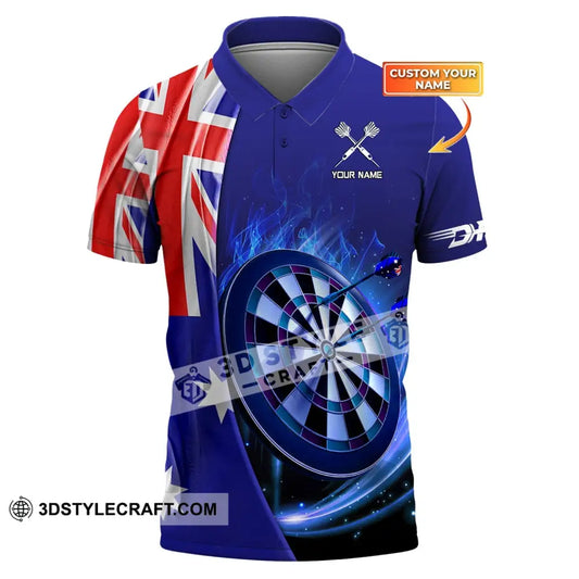 Unisex Shirt Custom Darts Hoodie Team T-Shirt Gift For Players Polo / S