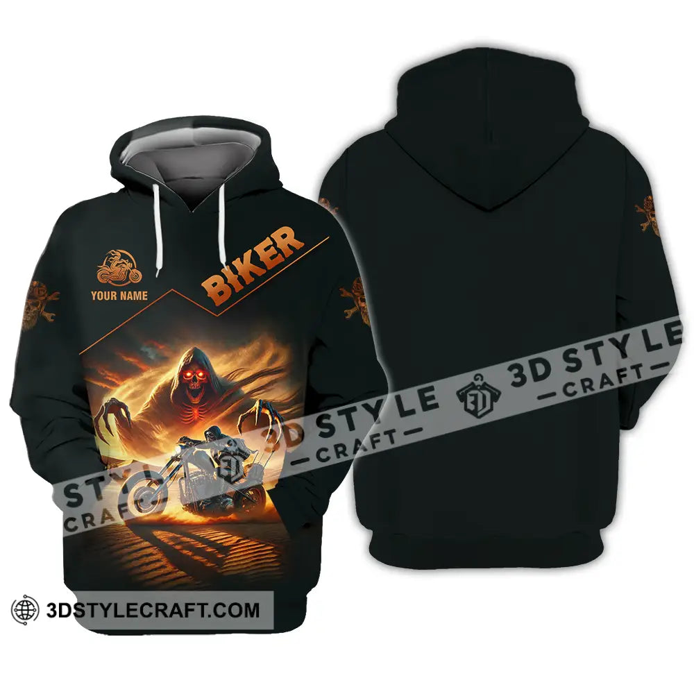 Unisex Shirt - Custom Death Biker Cool Biker Biker Shirt T-shirt