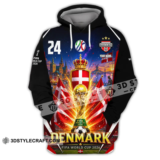 Unisex Shirt - Custom Denmark Shirt style option 2