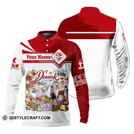 Unisex Shirt - Custom Denmark Shirt style option 4