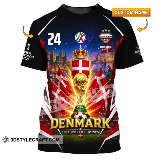 Unisex Shirt - Custom Denmark Shirt style option 1