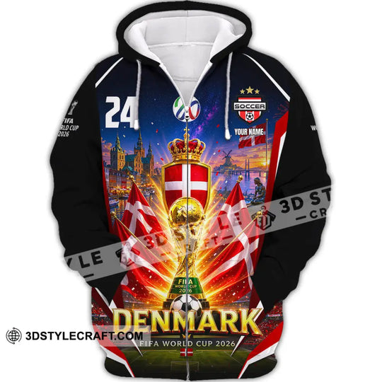 Unisex Shirt - Custom Denmark Shirt style option 3