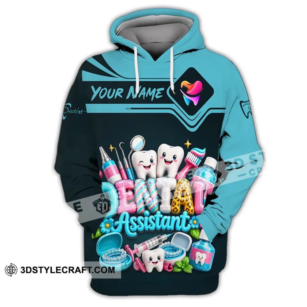 Unisex Shirt - Custom Dental Assistant Shirt - Hoodie / S - T-shirt