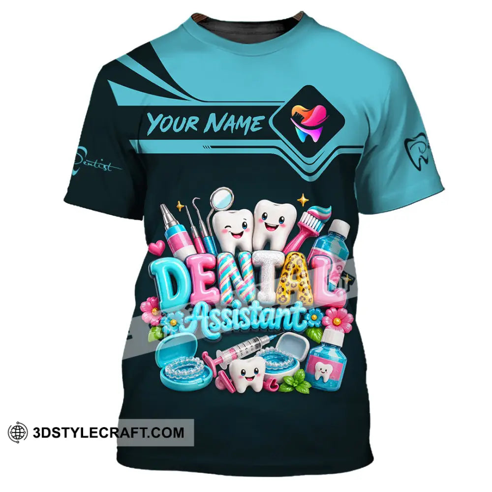 Unisex Shirt - Custom Dental Assistant Shirt - T-Shirt / S - T-shirt