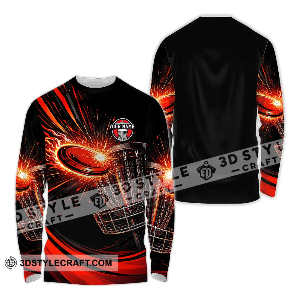 Unisex Shirt - Custom Disc Golf 3D Shirt Long Sleeve Shirt / S T-shirt