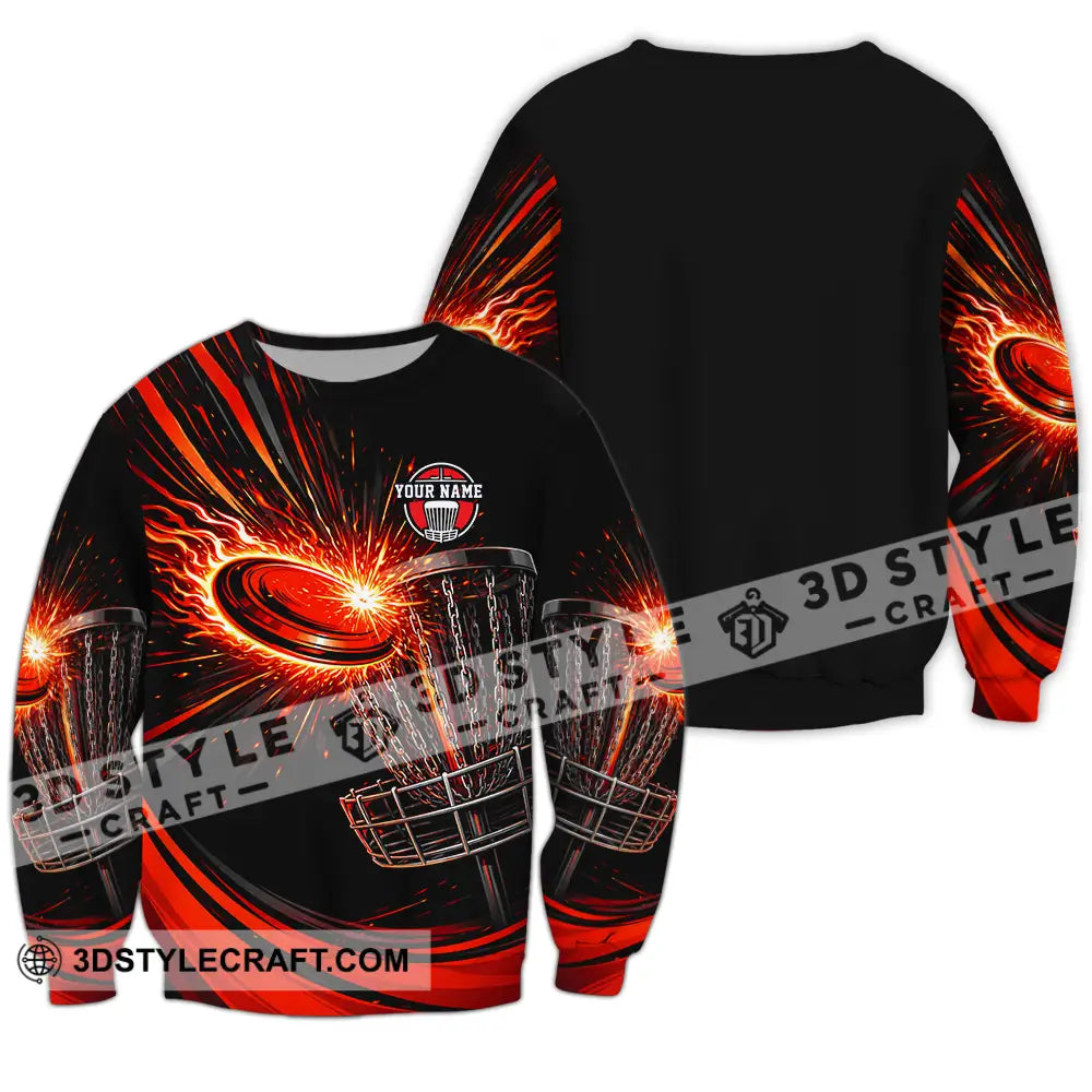 Unisex Shirt - Custom Disc Golf 3D Shirt Long Sleeve / S T-shirt