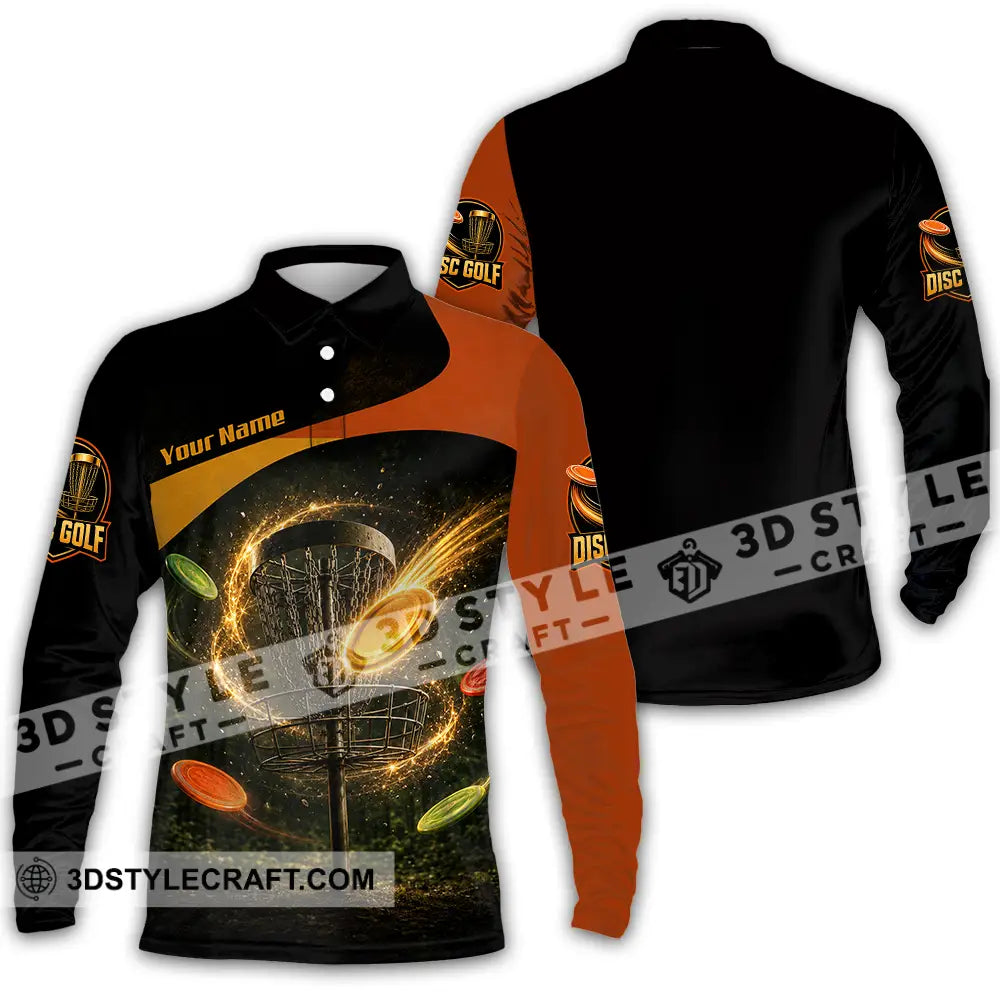 Unisex Shirt - Custom Disc Golf Shirt - Long Sleeve Polo / S - T-shirt