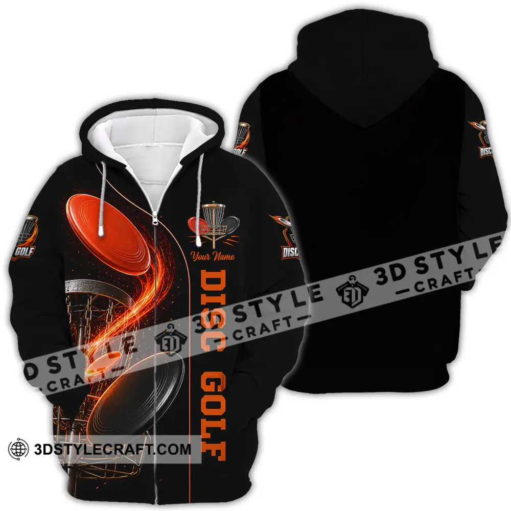 Unisex Shirt - Custom Disc Golf Shirt - Zipper Hoodie / S - T-shirt