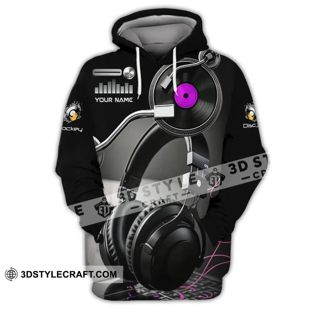 Unisex Shirt - Custom Disc Jockey 3D Shirt Hoodie / S T-shirt