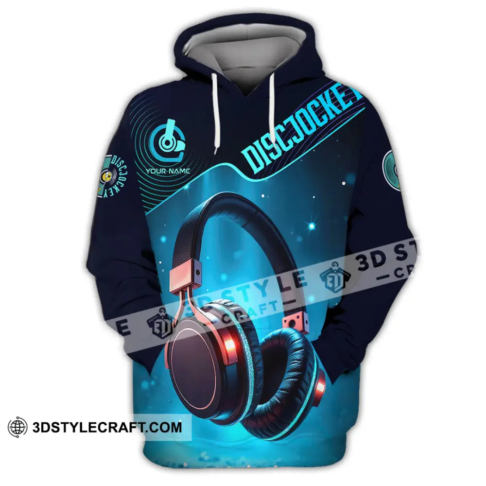 Unisex Shirt - Custom Disc Jockey 3D Shirt Hoodie / S T-shirt