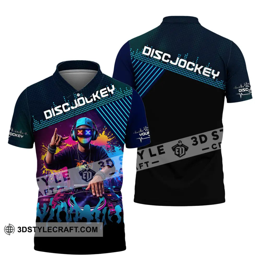 Unisex Shirt - Custom Disc Jockey 3D Shirt Polo Shirt / S T-shirt