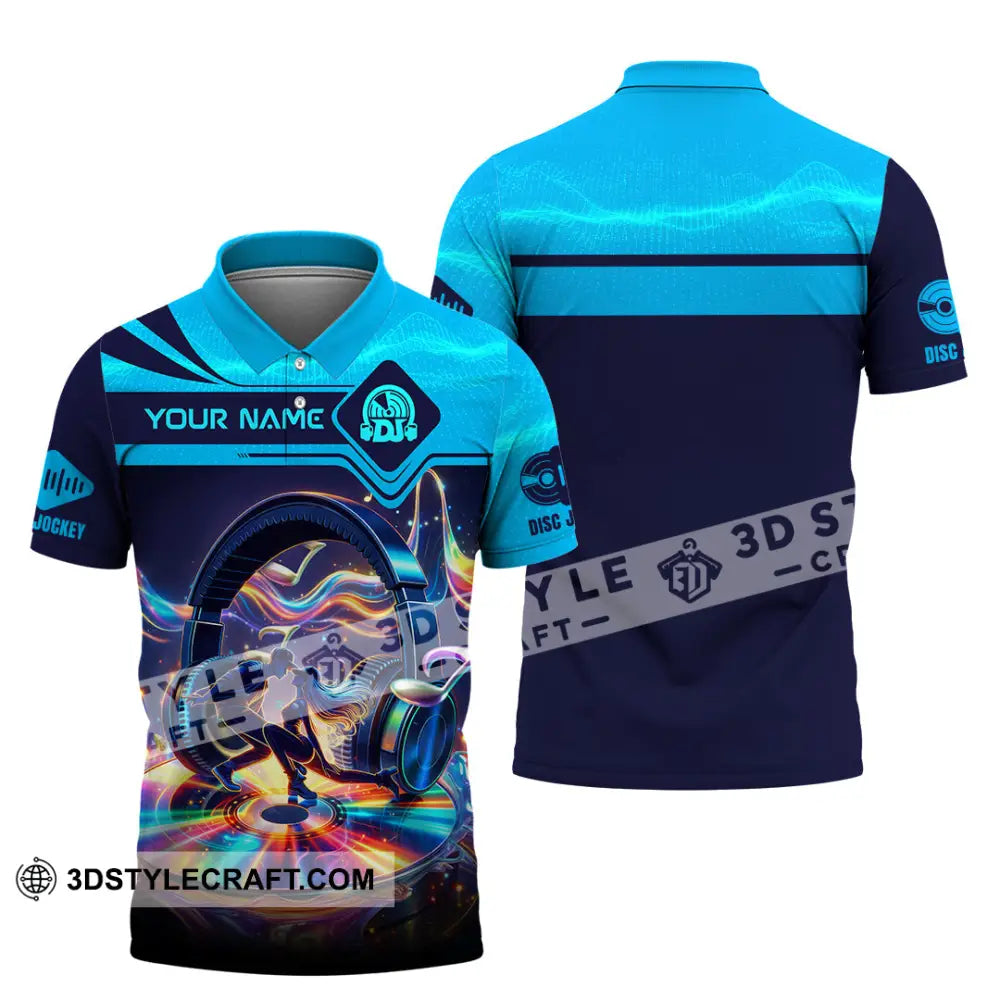 Unisex Shirt - Custom Disc Jockey 3D Shirt Polo Shirt / S T-shirt