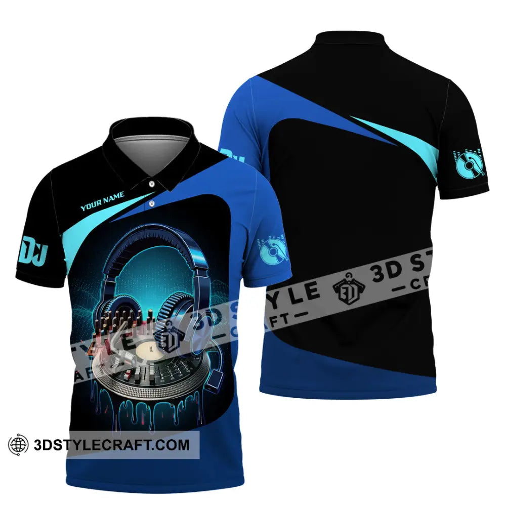 Unisex Shirt - Custom Disc Jockey 3D Shirt Polo Shirt / S T-shirt