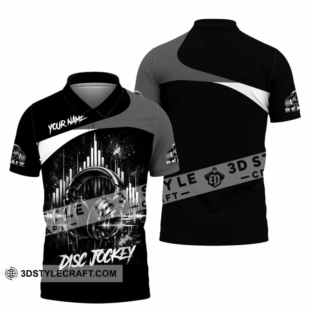 Unisex Shirt - Custom Disc Jockey 3D Shirt - Polo Shirt / S - T-shirt
