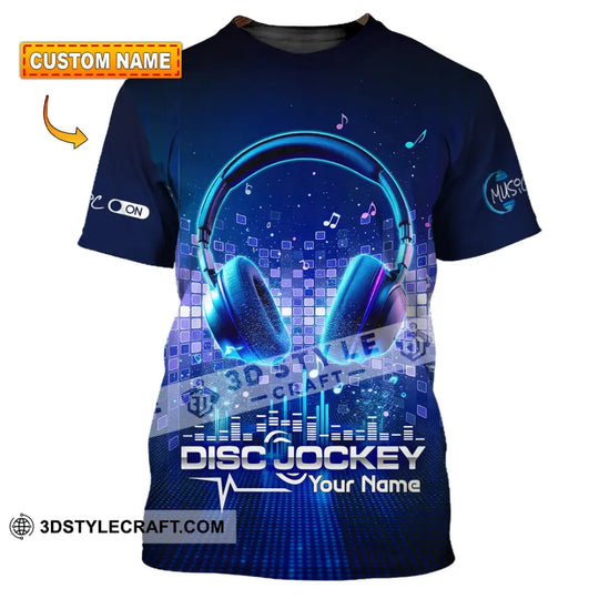 Unisex Shirt - Custom Disc Jockey 3D Shirt style option 1