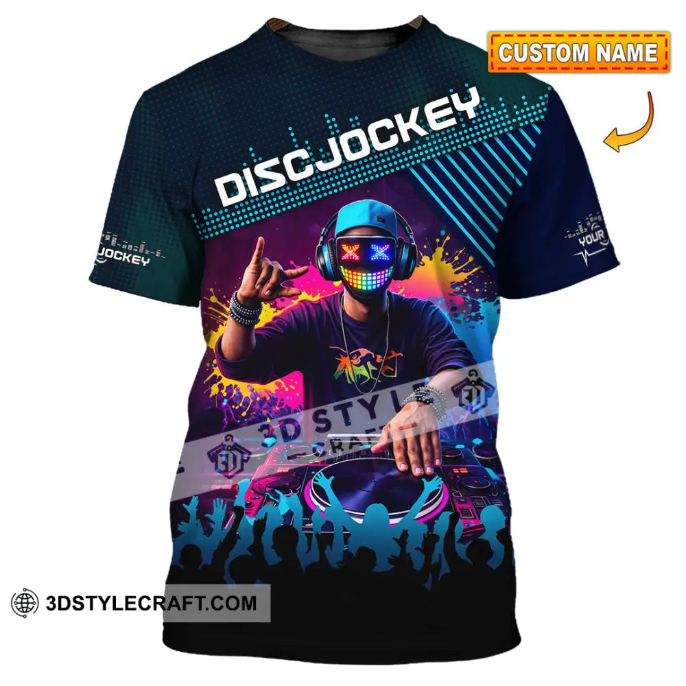 Unisex Shirt - Custom Disc Jockey 3D Shirt T-shirt